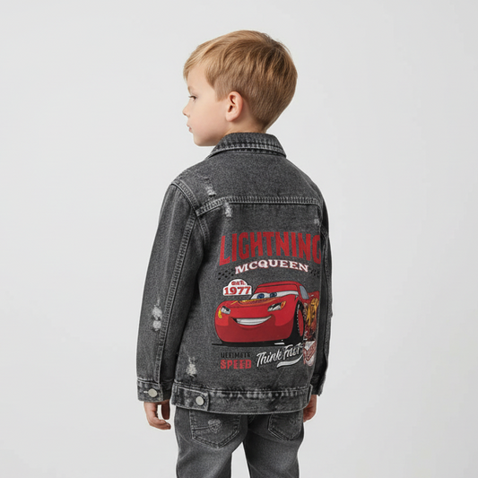Lightning McQueen Kids Denim Jacket