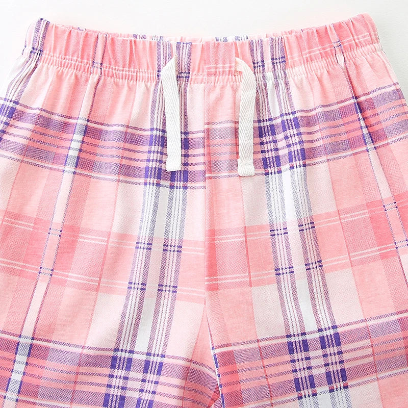 100% Cotton Pink Ruffle Sleeve Top & Bunny Print Bloomer Set