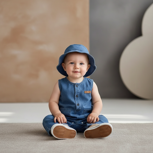 Denim Romper