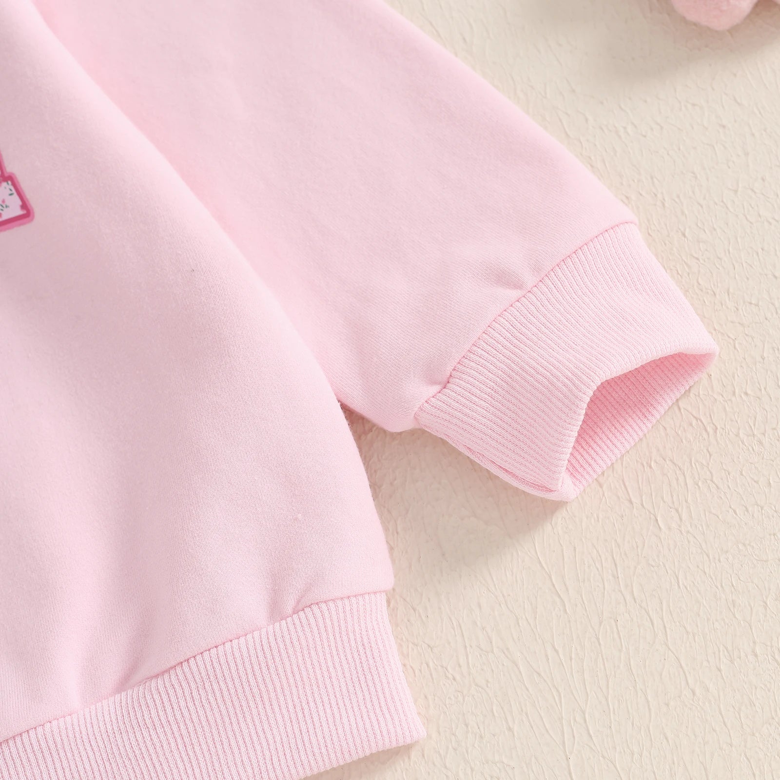 Cotton Matching Mama & Mini Pink Bow Sweatshirts
