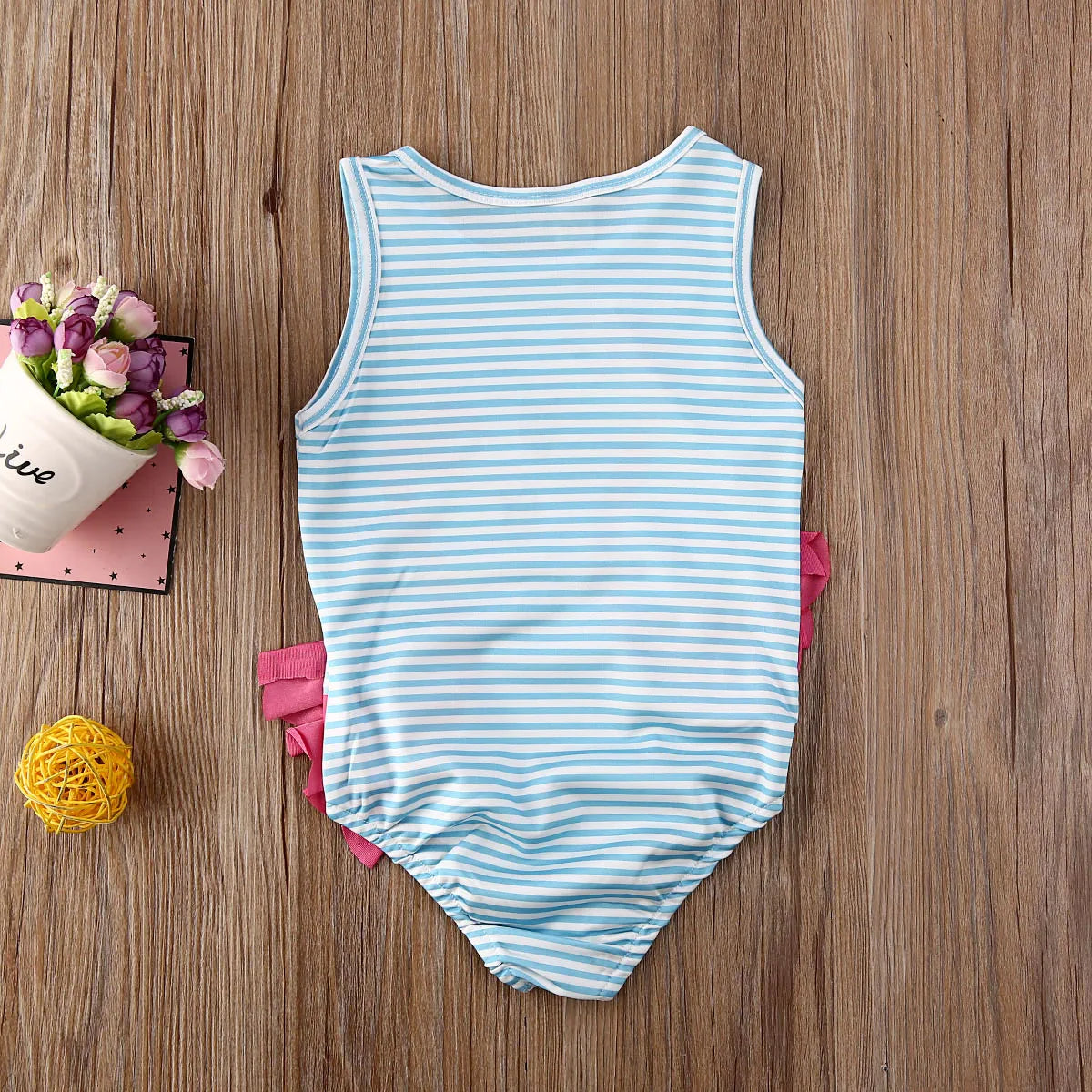 Pink Flamingo 3D Wings Swimwear One-Piece Swimsuit