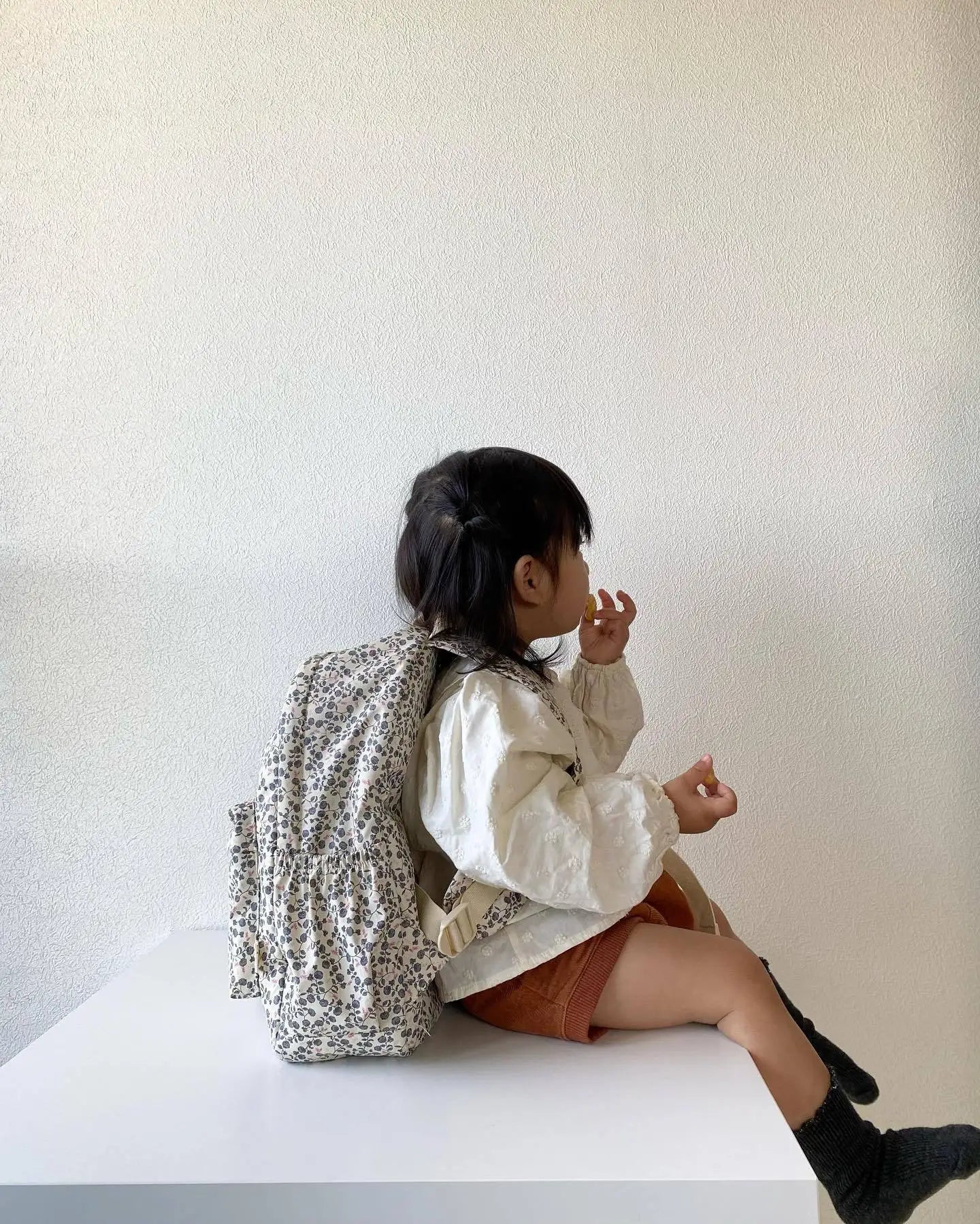100% Cotton Quilted Backpack