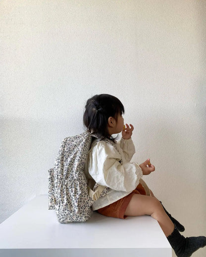 100% Cotton Quilted Backpack