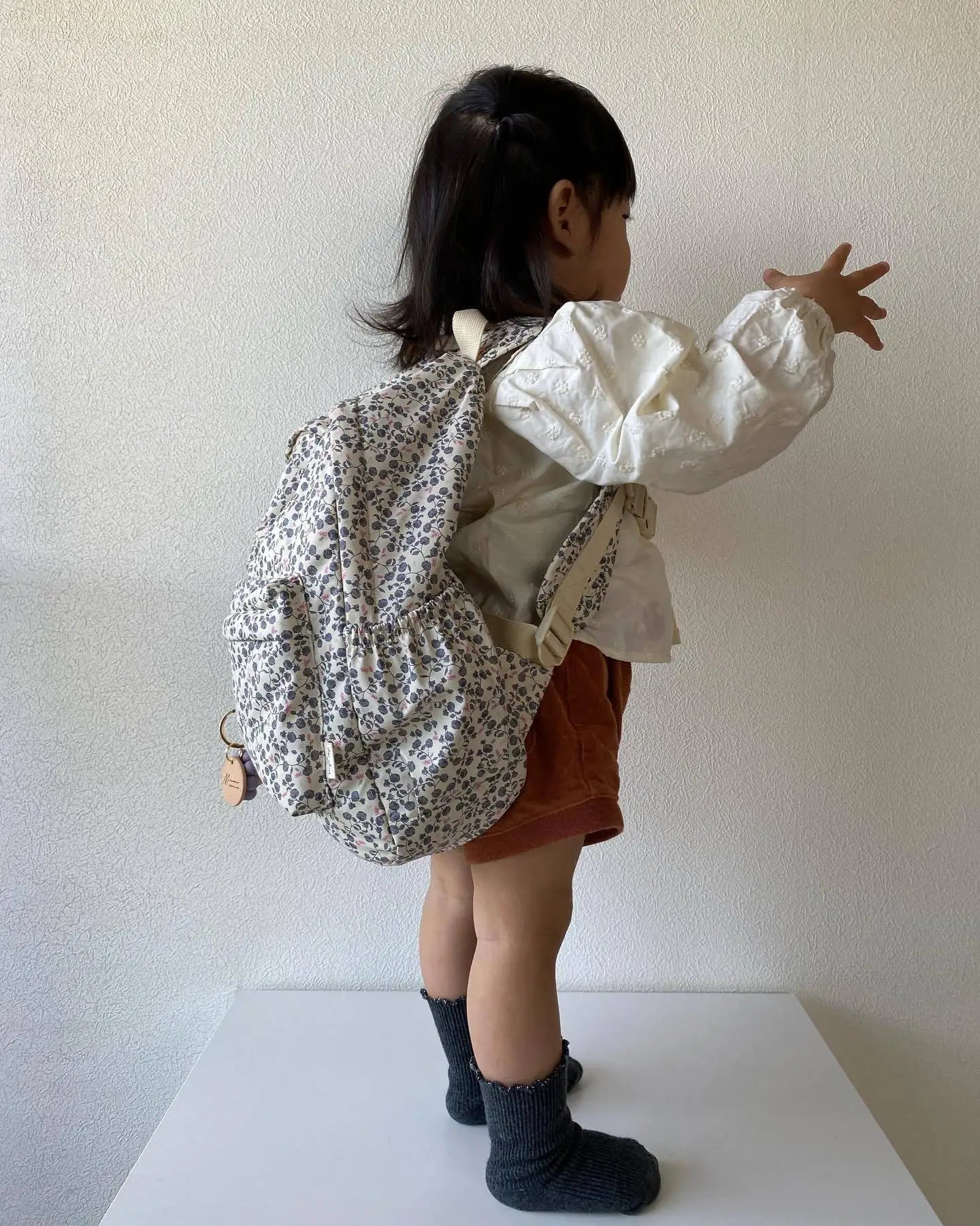 100% Cotton Quilted Backpack