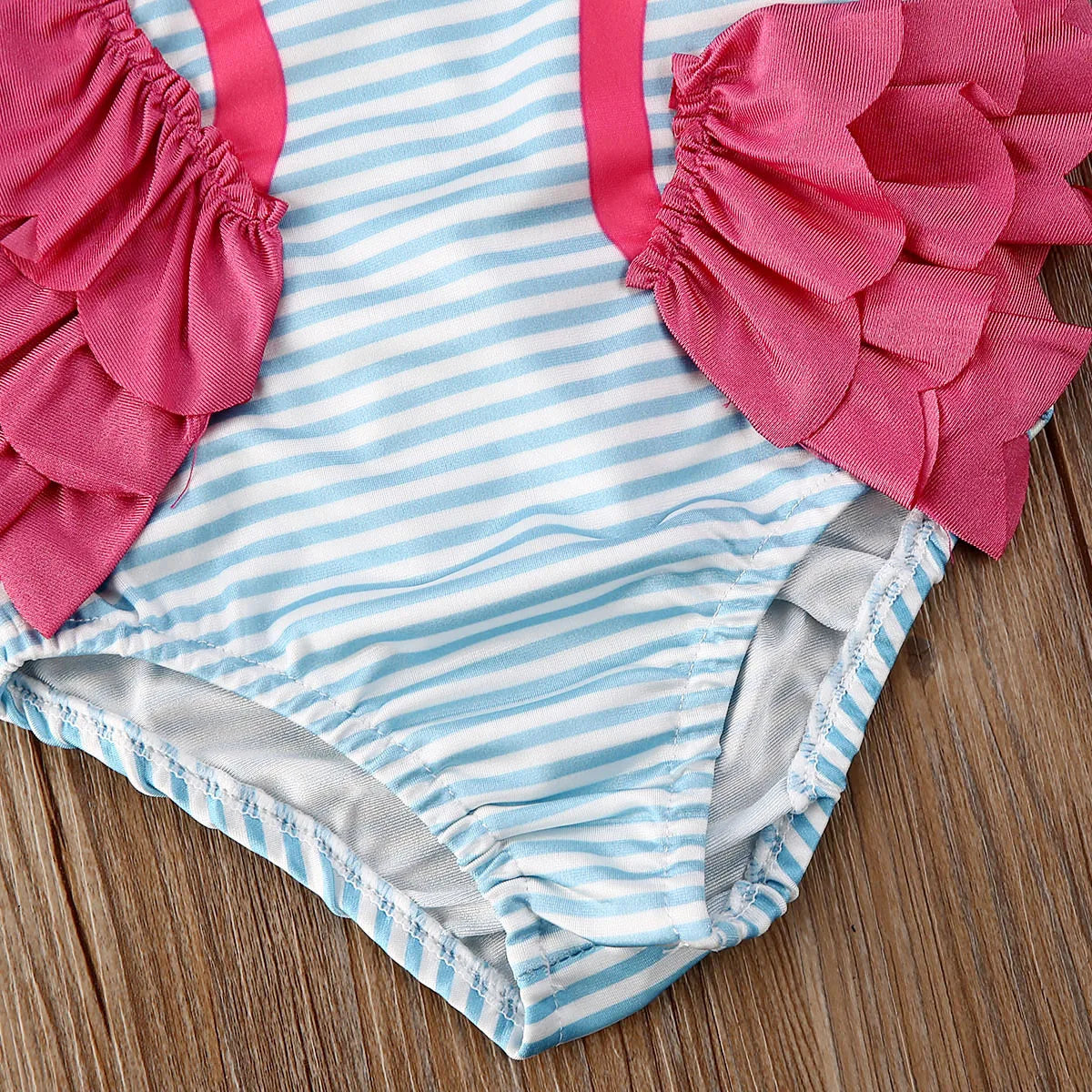 Pink Flamingo 3D Wings Swimwear One-Piece Swimsuit