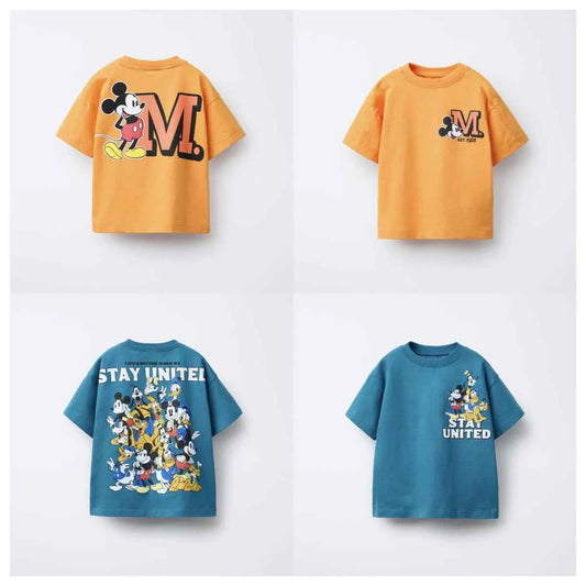 Cotton Mickey Mouse & Friends Stay United Tees Set