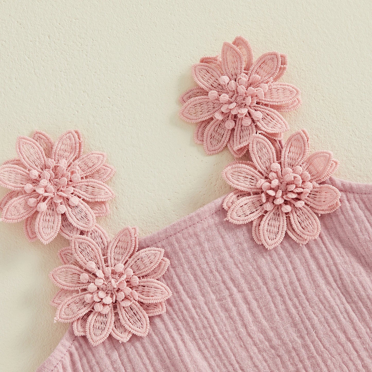 Floral Applique Summer Top & Short Set