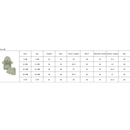 Cotton Striped Hooded Tee & Shorts Set With Duck Embroidery