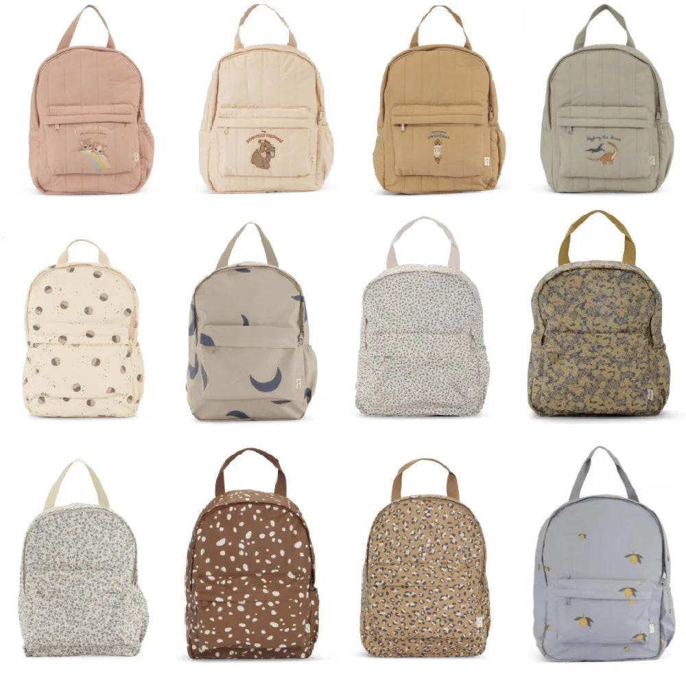 100% Cotton Quilted Backpack