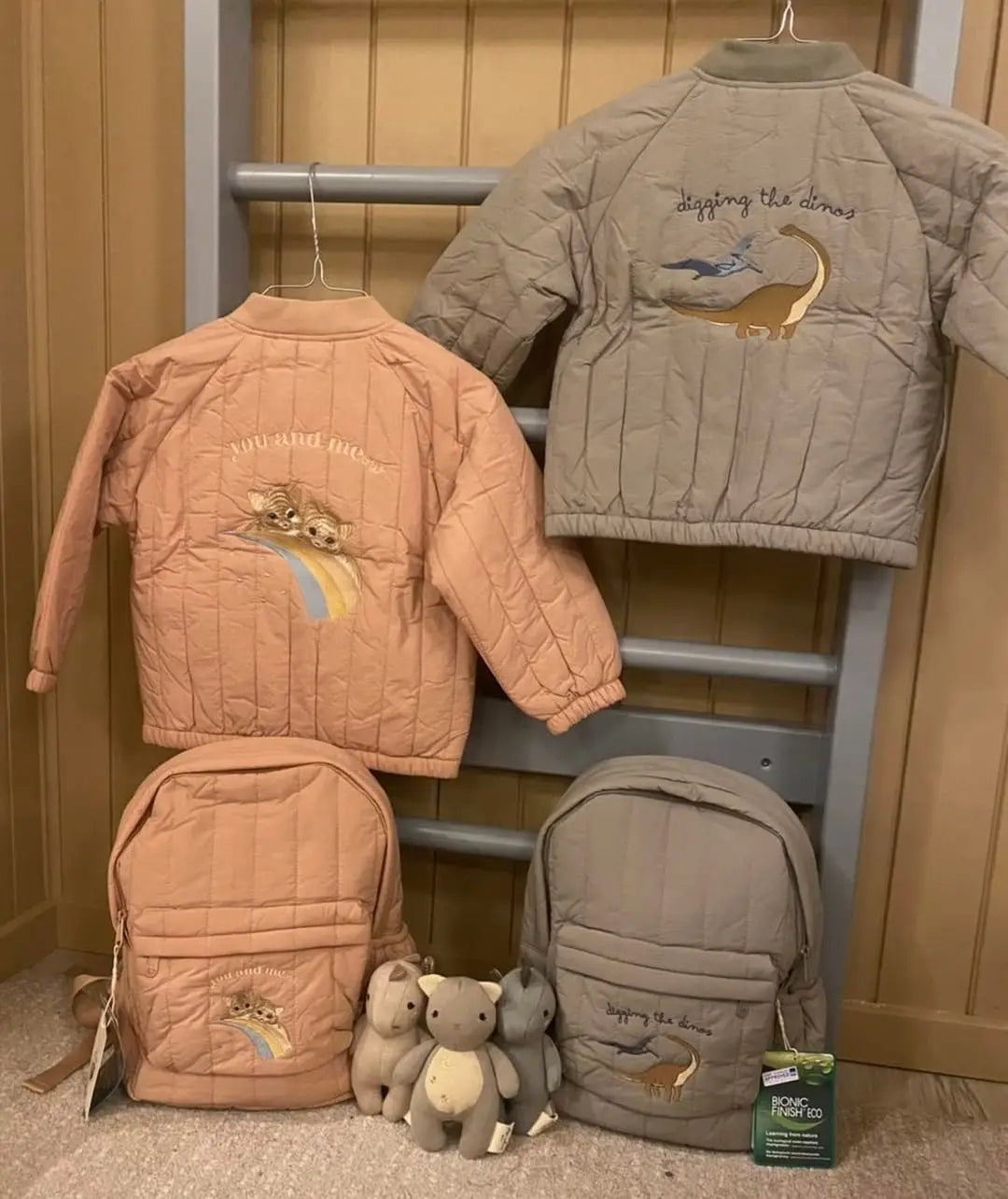 100% Cotton Quilted Backpack