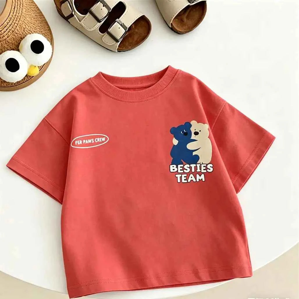 100% Cotton Mama & Papa Printed Cotton Casual Tee Shirt