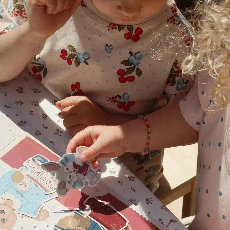 Cotton Cherry Print Cotton Tee & Shorts Set