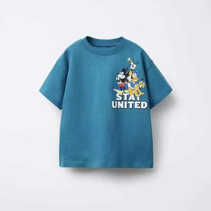 Cotton Mickey Mouse & Friends Stay United Tees Set