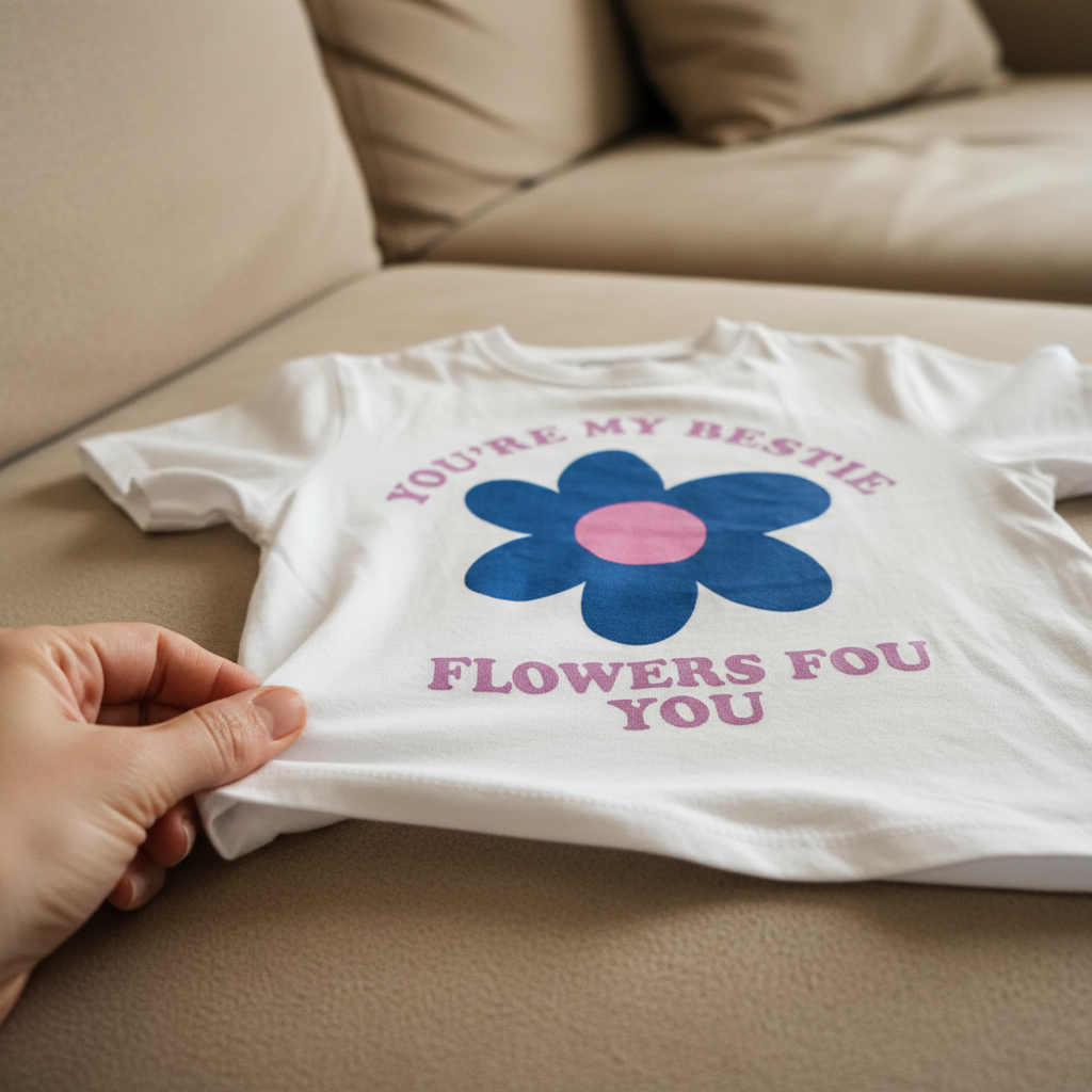 Cotton Bestie Print Cotton Tee Shirt