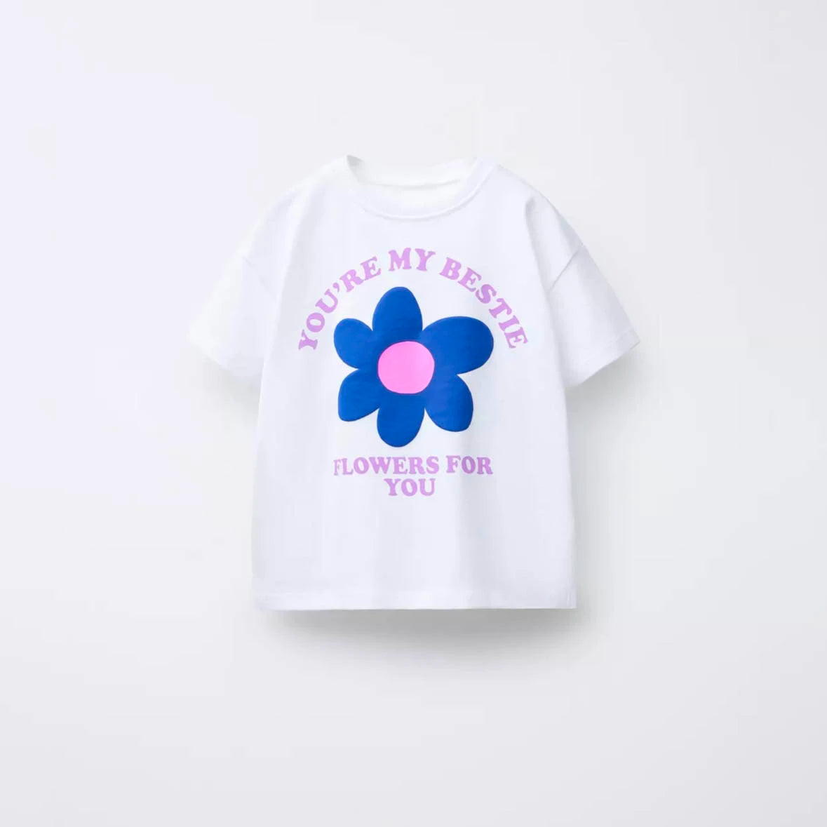 Cotton Bestie Print Cotton Tee Shirt