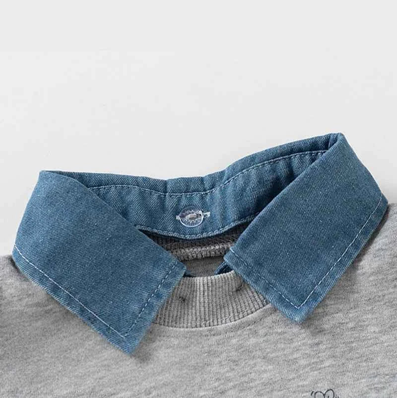 Honey Natural Farm Sweatshirt Shirt Collar