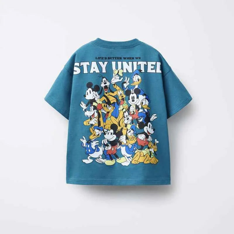 Cotton Mickey Mouse & Friends Stay United Tees Set