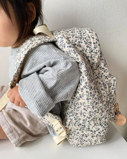 100% Cotton Quilted Backpack