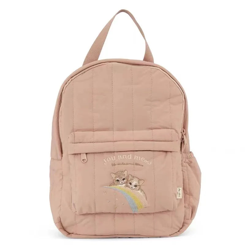 100% Cotton Quilted Backpack