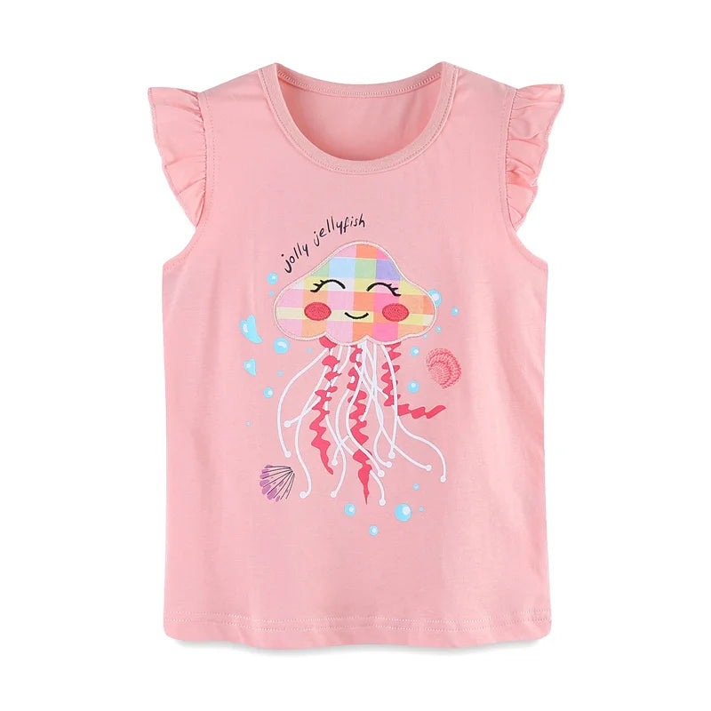 100% Cotton Ruffle Top & Shorts Set