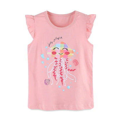 100% Cotton Ruffle Top & Shorts Set
