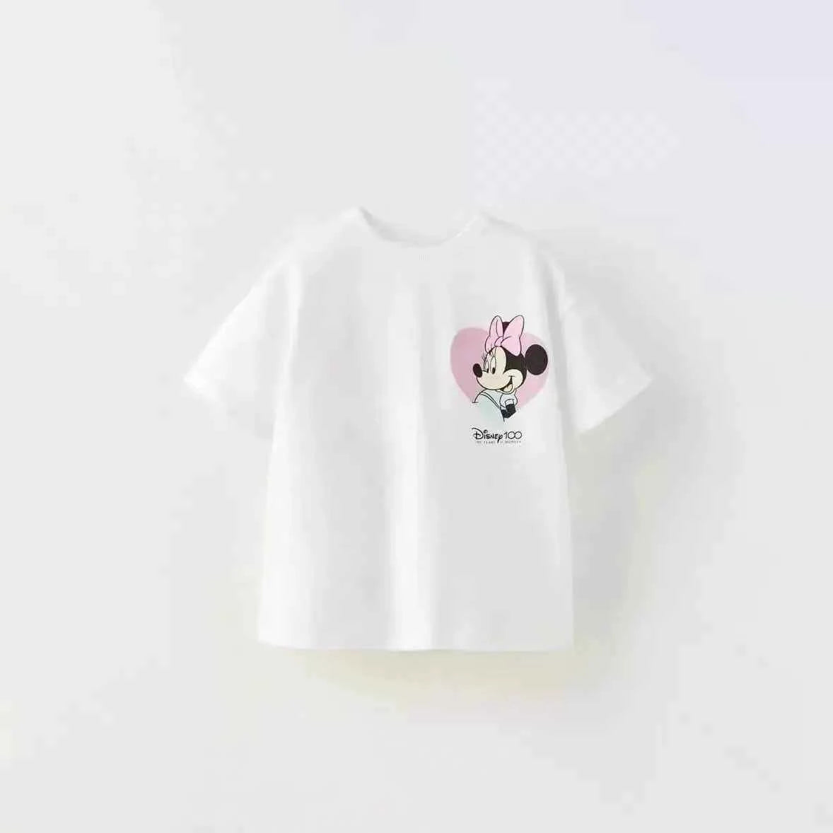 Cotton Mickey Mouse & Classic Disney Character Printed Tee