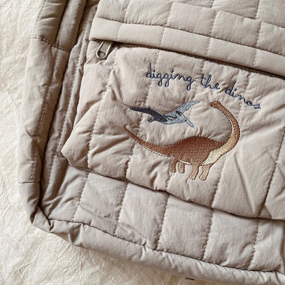 100% Cotton Quilted Backpack
