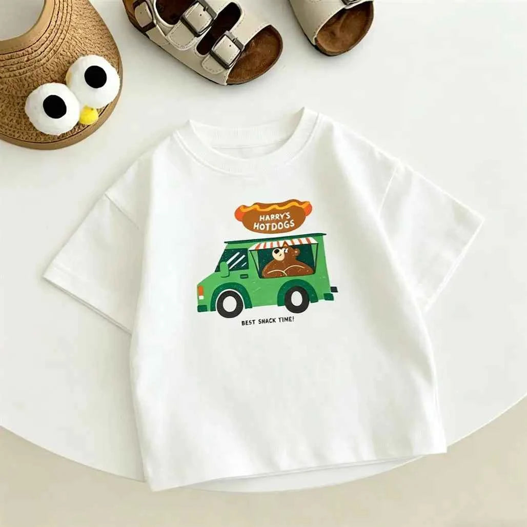 100% Cotton Tomato Vibes Blue Tee & Cherry On Yellow TShirt