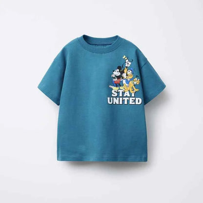 Cotton Mickey Mouse & Friends Stay United Tees Set