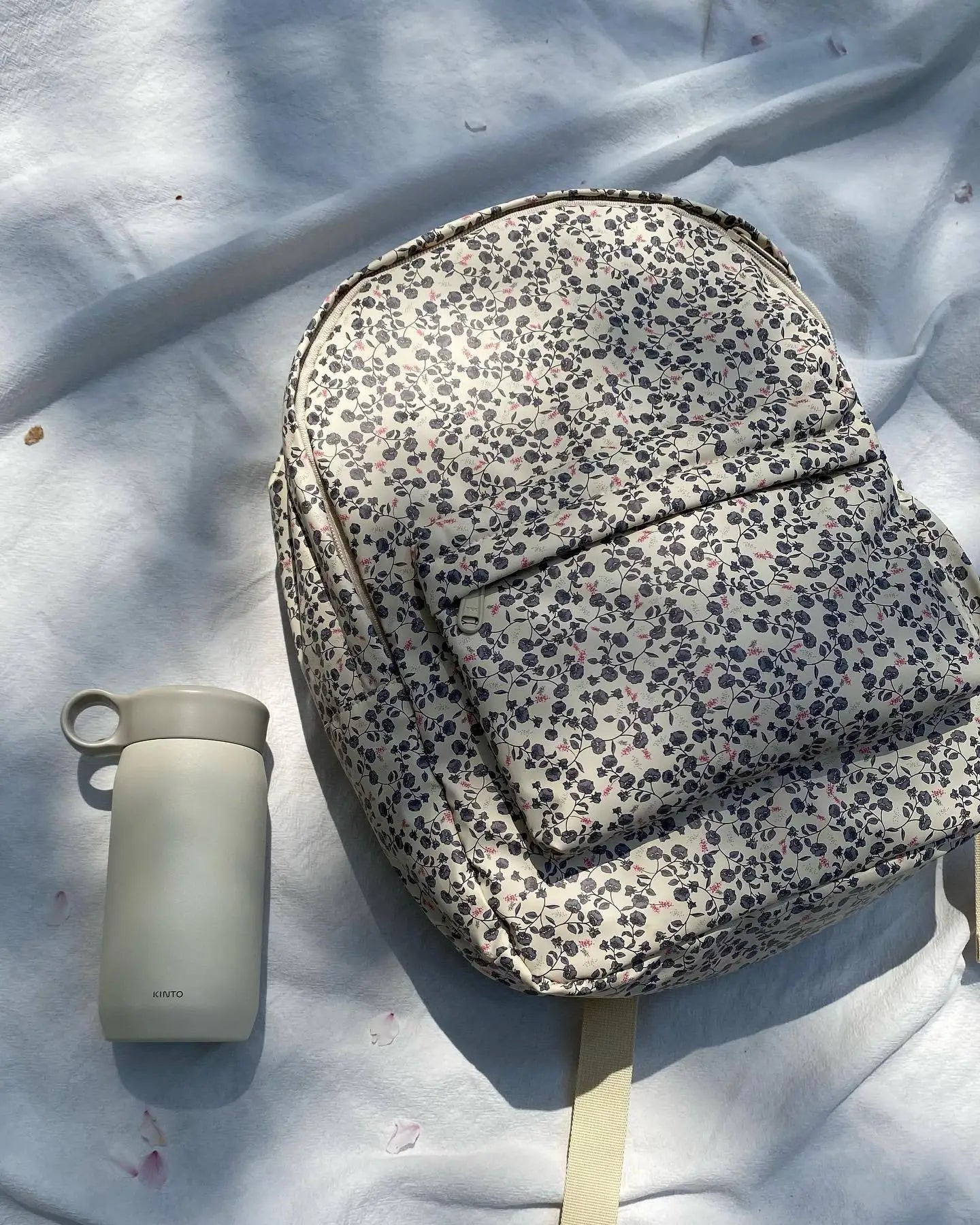 100% Cotton Quilted Backpack