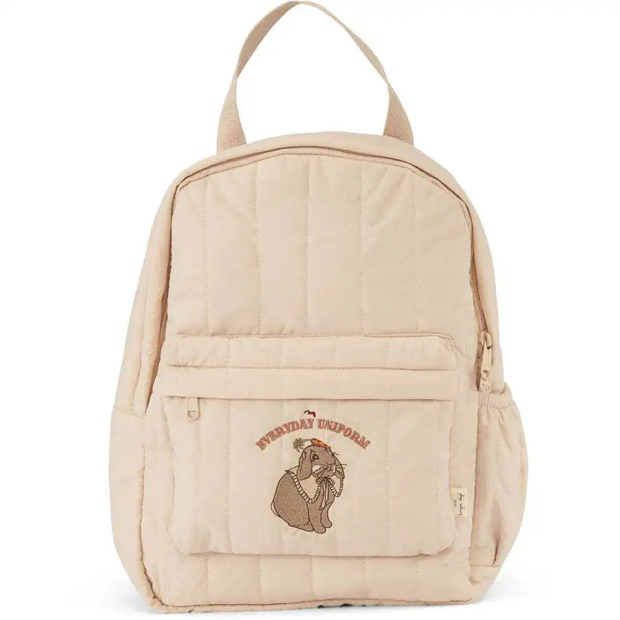 100% Cotton Quilted Backpack