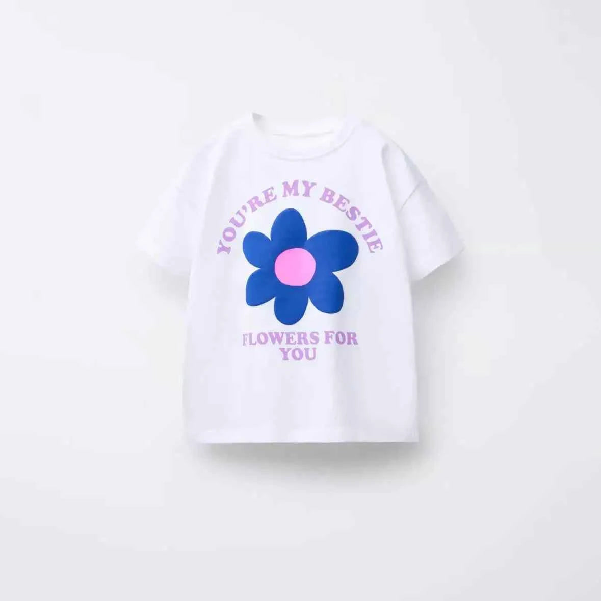 Cotton Bestie Print Cotton Tee Shirt