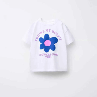 Cotton Bestie Print Cotton Tee Shirt
