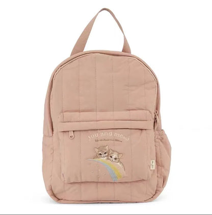 100% Cotton Quilted Backpack