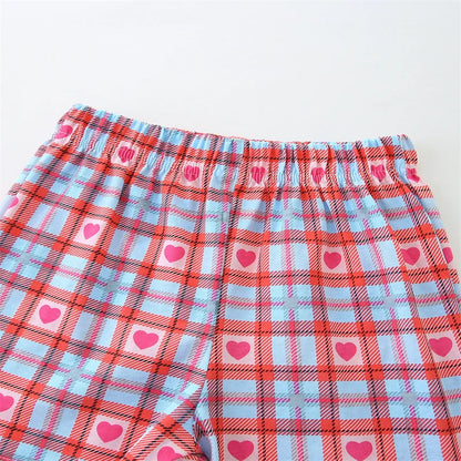 100% Cotton Ruffle Top & Shorts Set