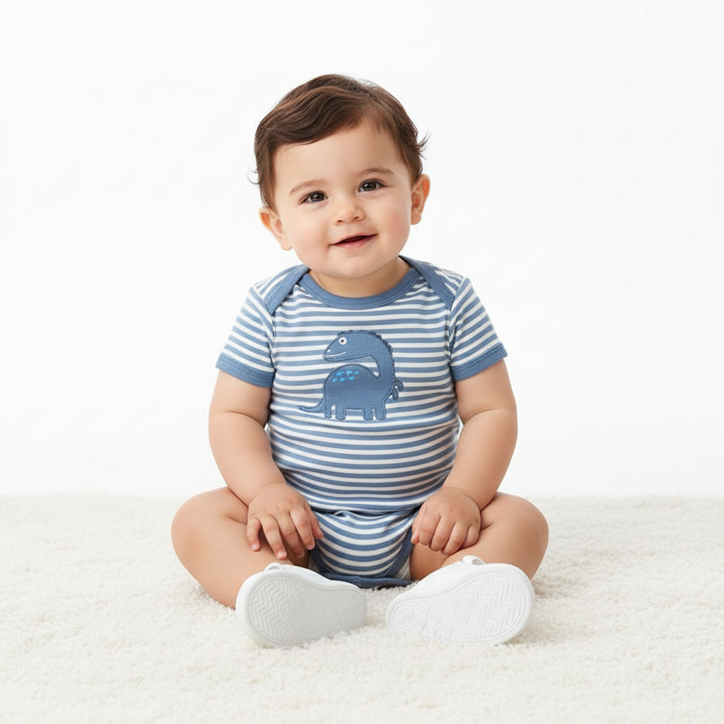 100% Cotton Baby Bodysuits (5-Pack)