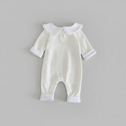 Cherry Embroidered Baby Romper – Soft Viscose Blend