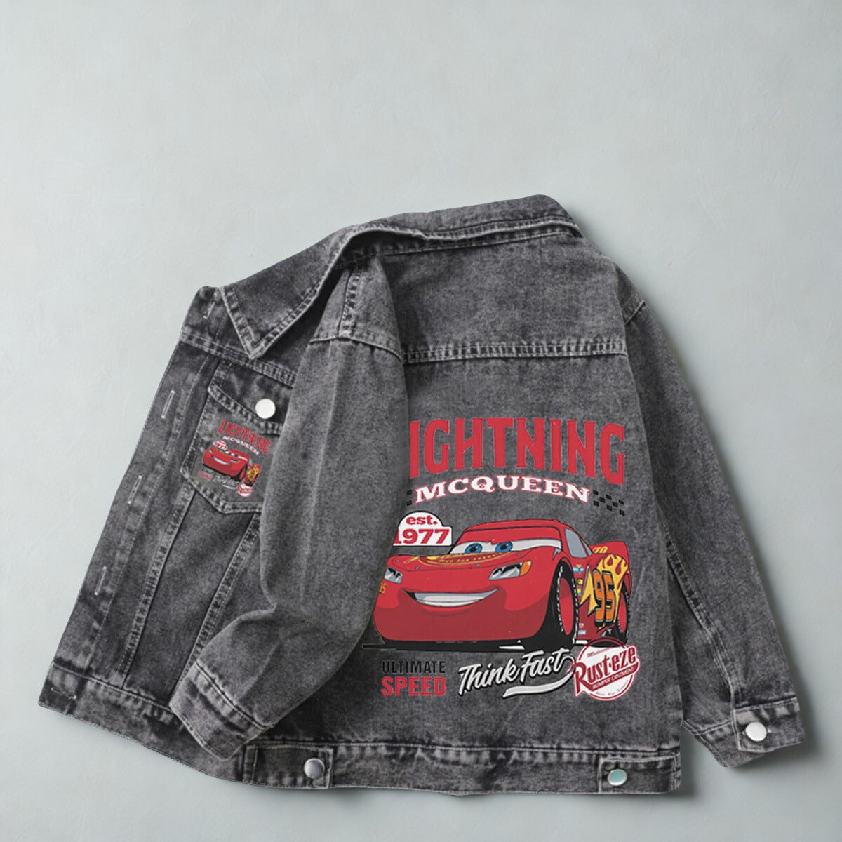 Lightning McQueen Kids Denim Jacket