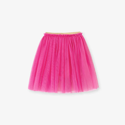 100% Cotton Pink Ballerina Crop Top & Tulle Skirt Set
