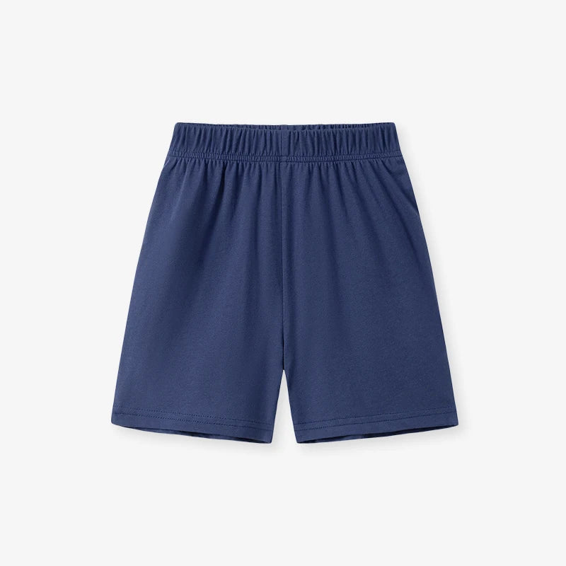 100% Cotton Race Car Print Tee & Navy Shorts Set