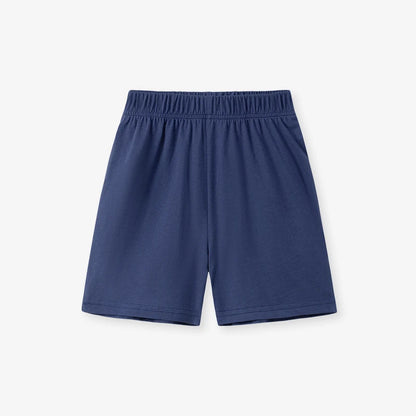 100% Cotton Race Car Print Tee & Navy Shorts Set