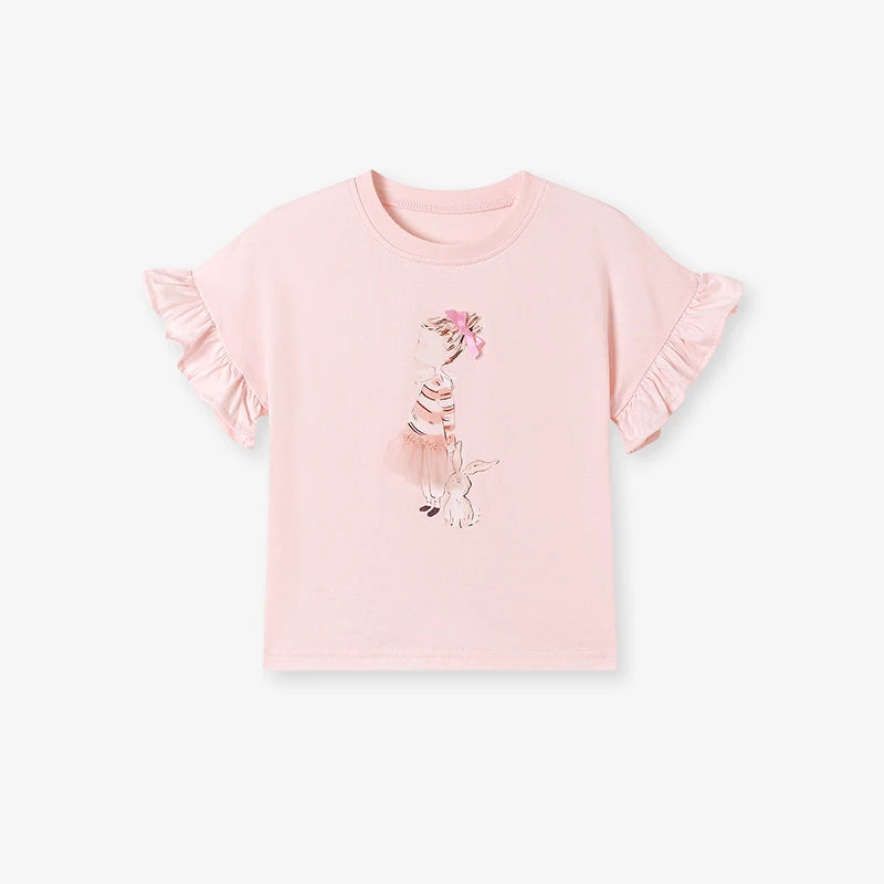 100% Cotton Ruffle Top & Shorts Set