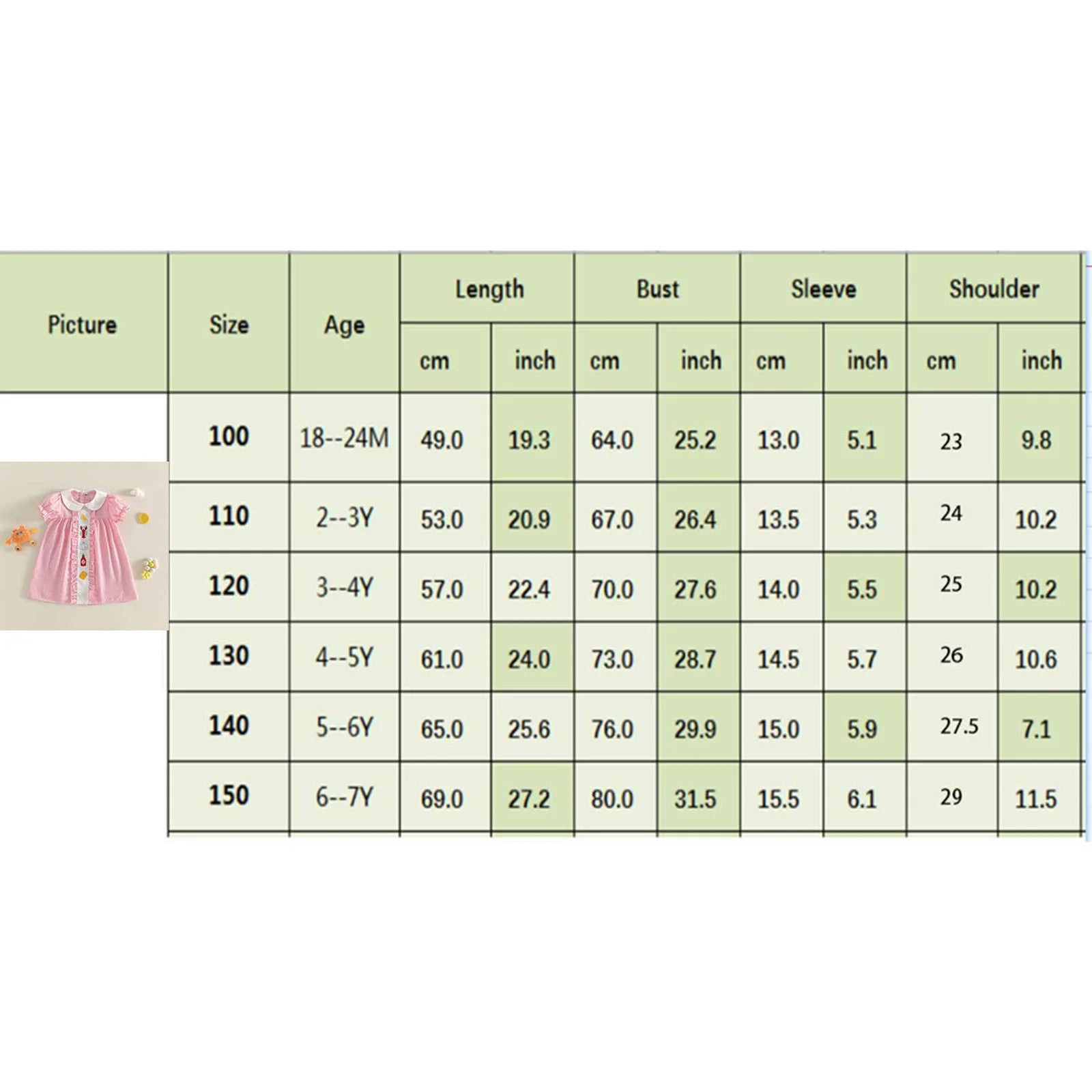 Cotton Pink Gingham Ruffle Dress With Food Patch Detail
