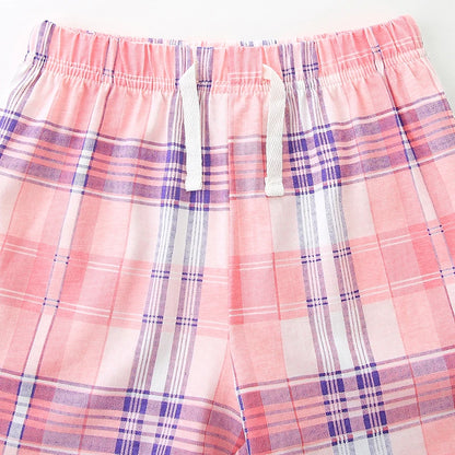 100% Cotton Pink Ruffle Sleeve Top & Bunny Print Bloomer Set