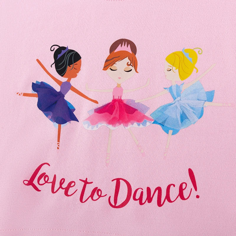 100% Cotton Tinker Bell Ballerina Tee & Pink Tulle Skirt Set