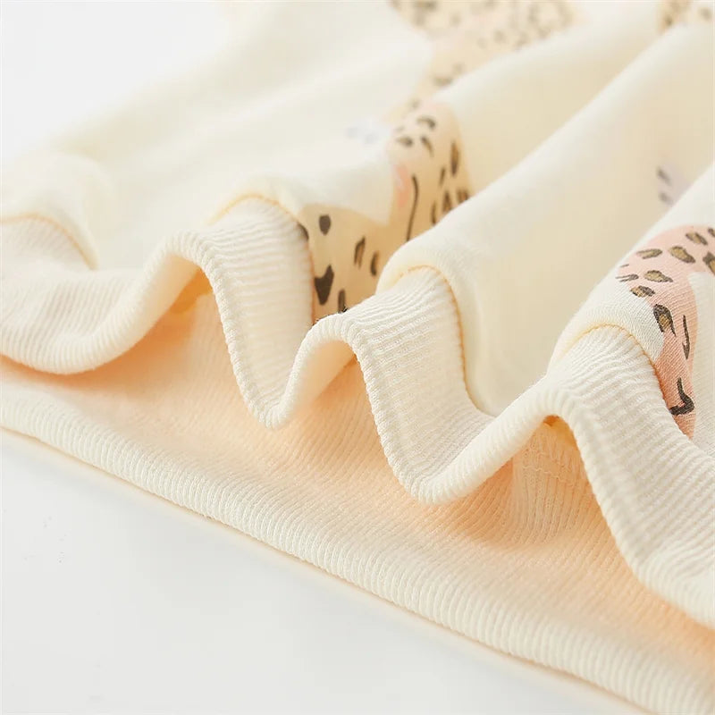 Girls Leopard Sweatshirt & Leggings Set