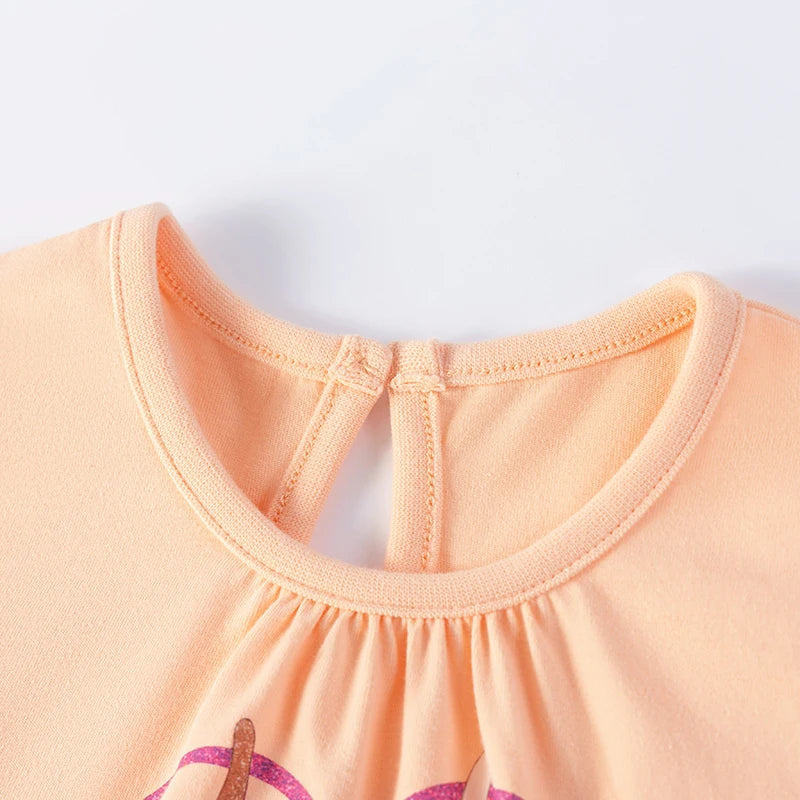 100% Cotton Heart Bow Tulle Dress