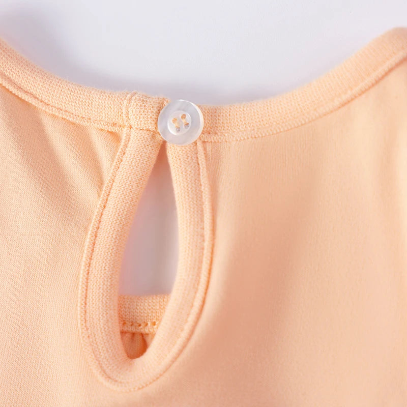 100% Cotton Heart Bow Tulle Dress