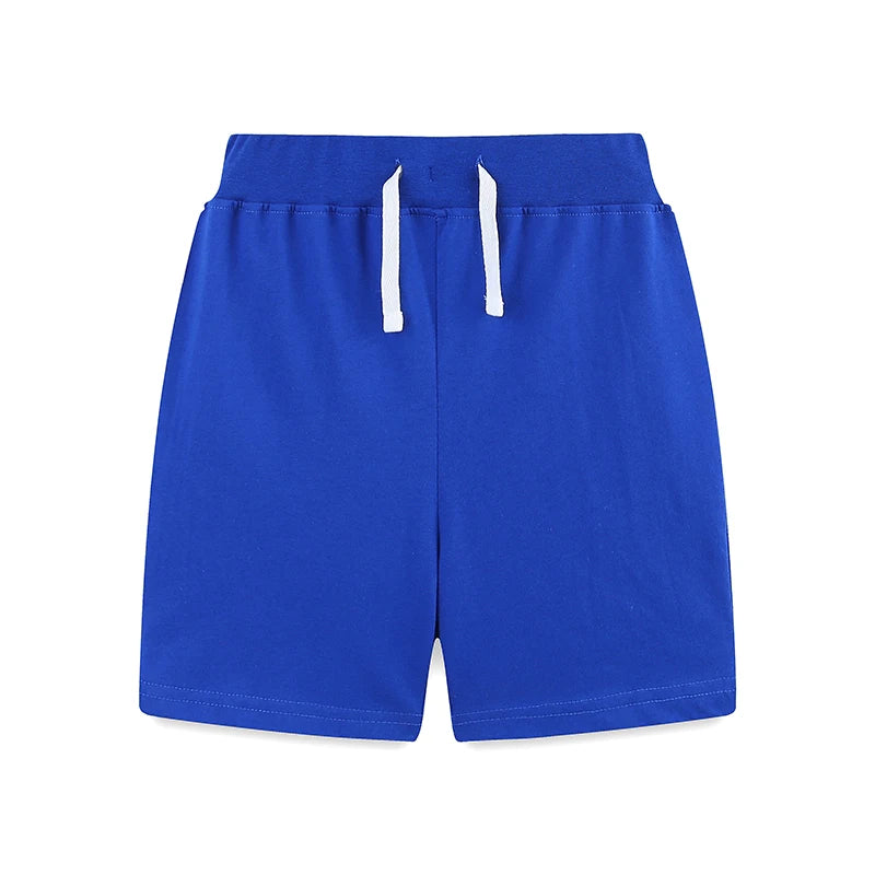 100% Cotton Crocodile On Excavator Tee & Blue Shorts Set