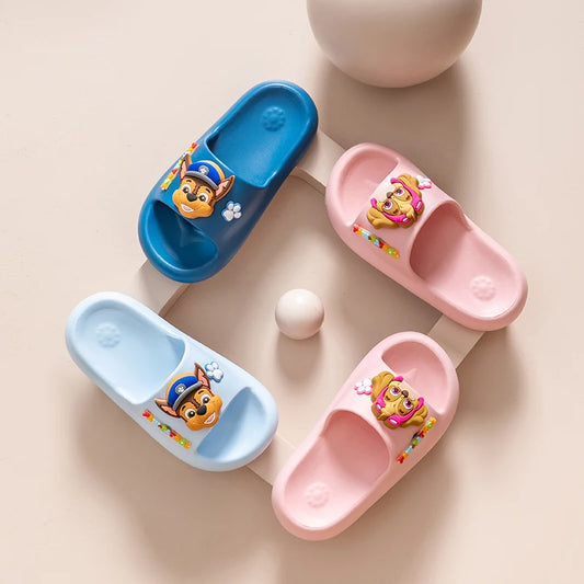 Chase & Skye Paw Patrol Colorful Slippers